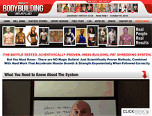 Tablet Screenshot of bodybuildingrevealed.com